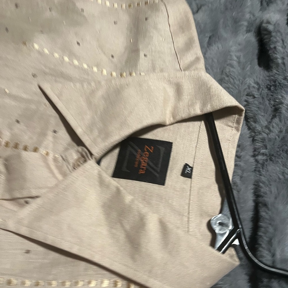 Zehra men’s shirt, linen size extra large